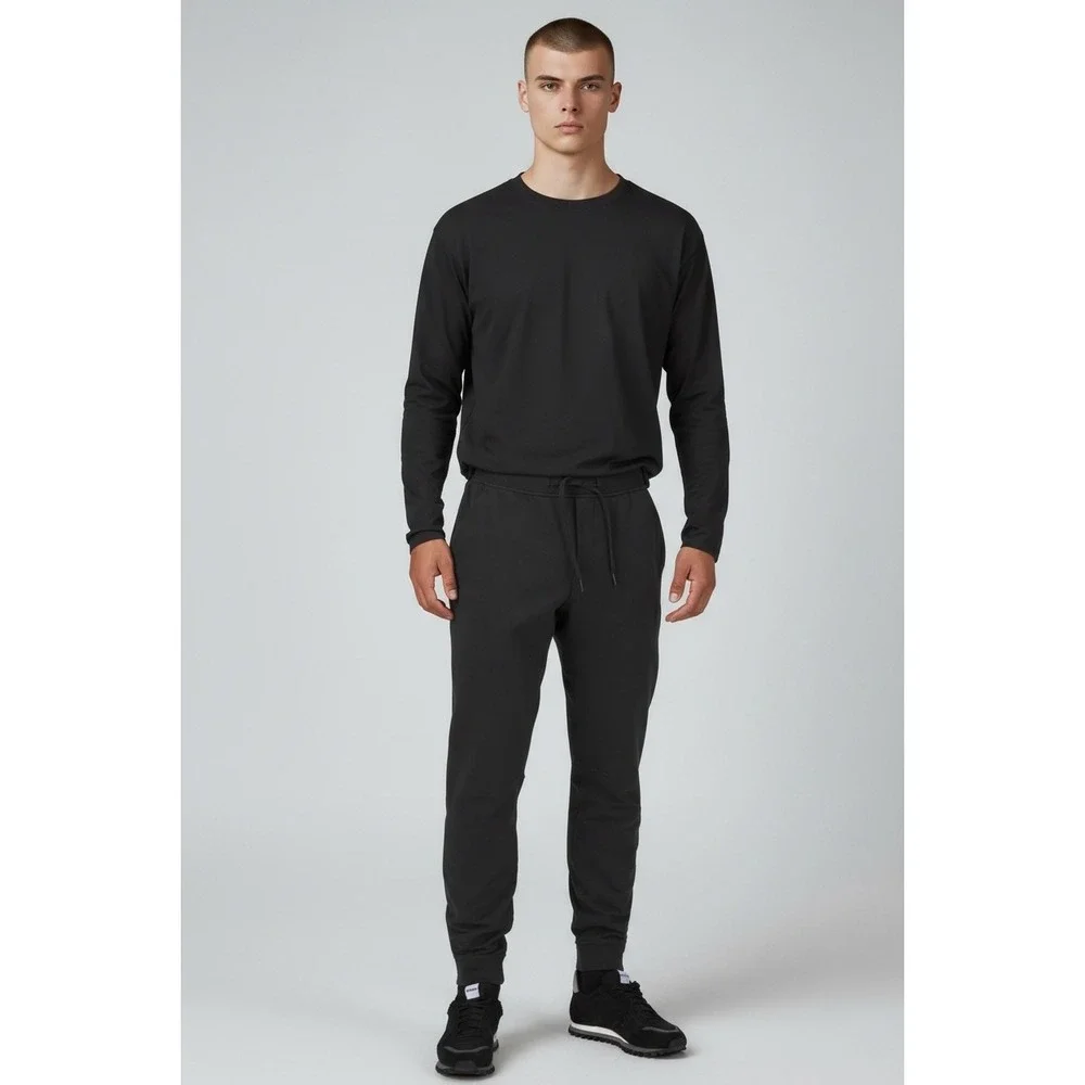 Lululemon City Sweat Jogger Men Black Reflective Tapered Slim Fit Athleisure  M‎